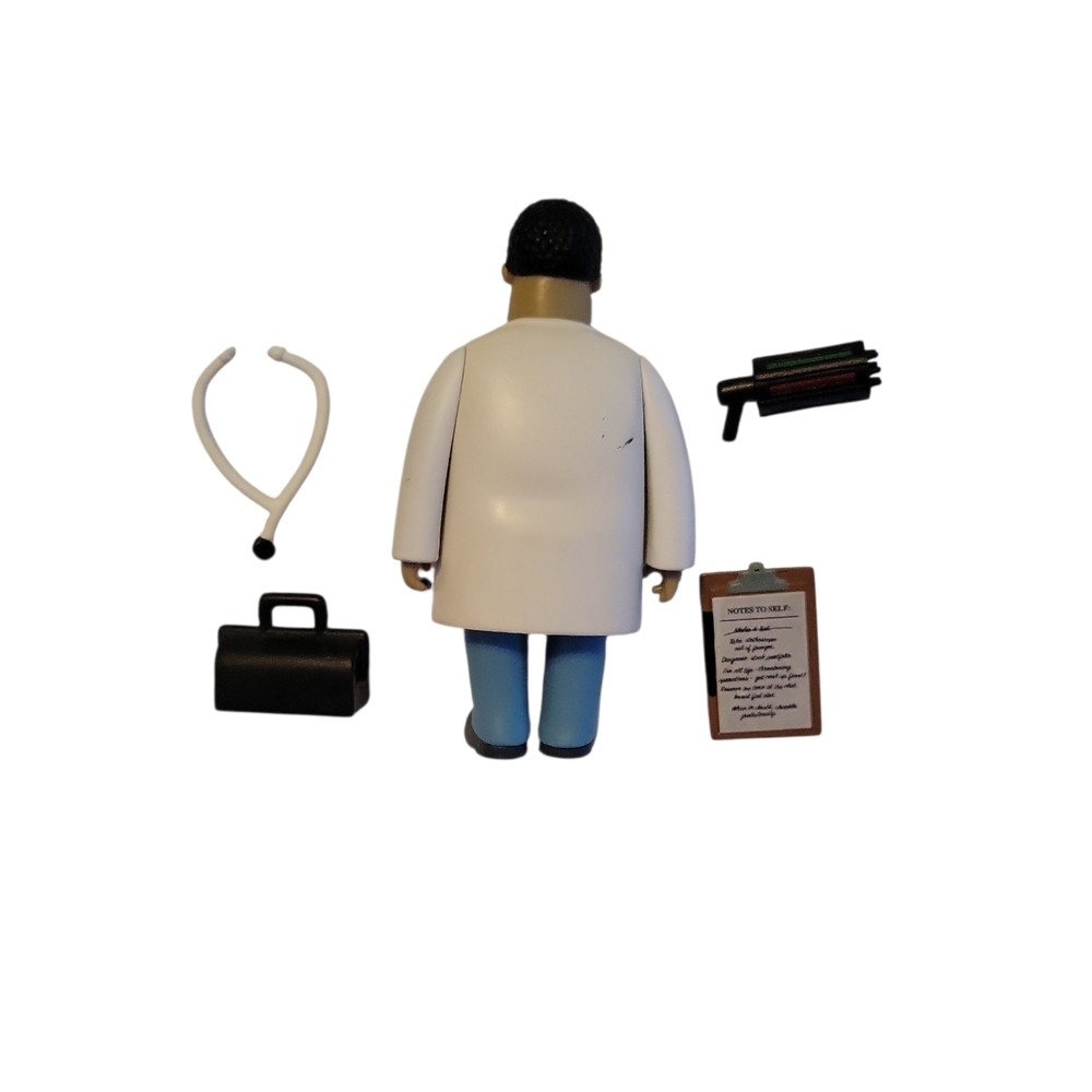 Playmates The Simpsons Interactive Series 6 – Dr. Hibbert (2001) Doctor - Picture 2 of 2
